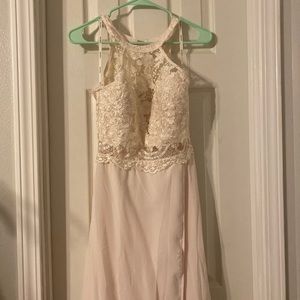 Soiéblu High Neck formal gown